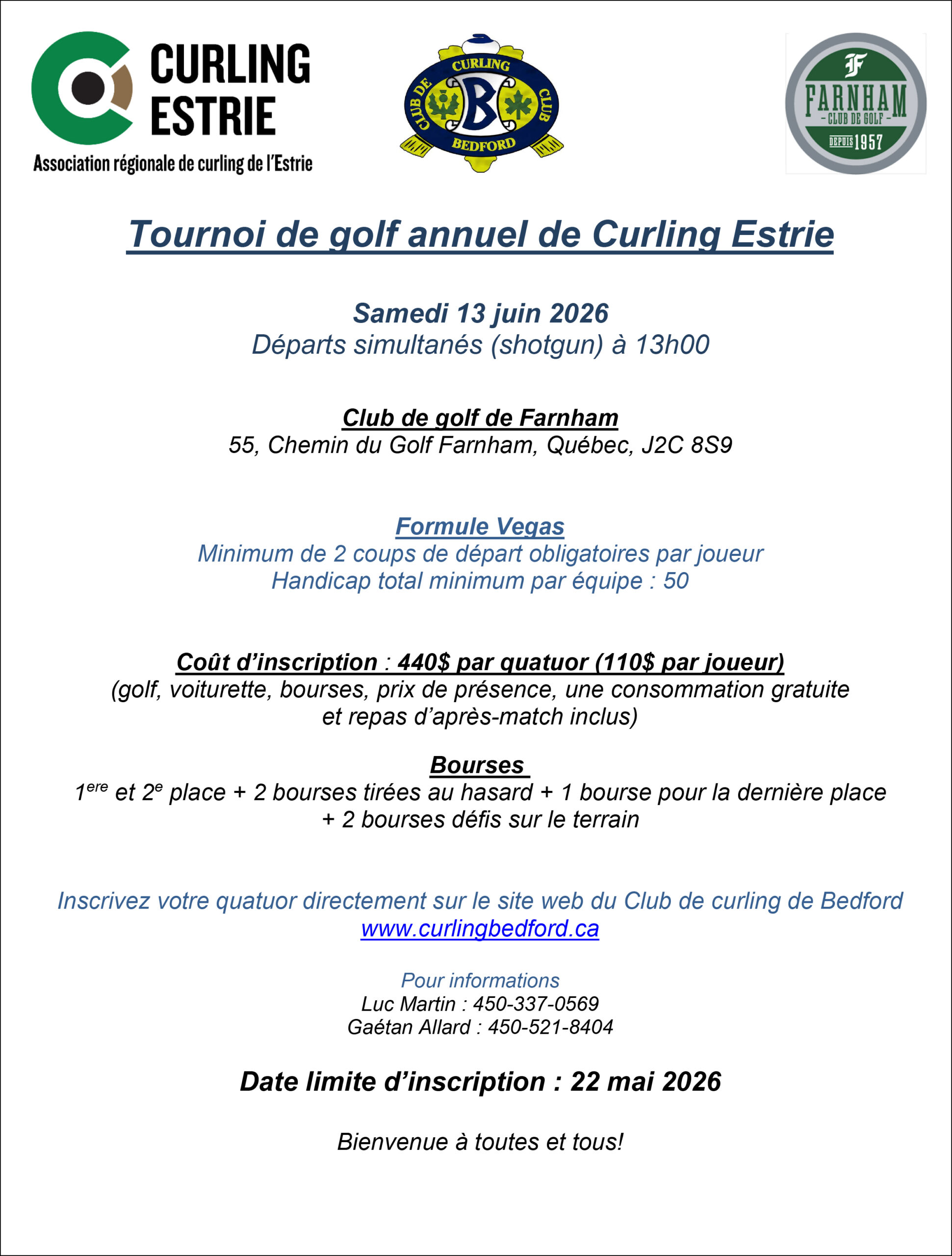 Microsoft Word - Tournoi de golf 2026